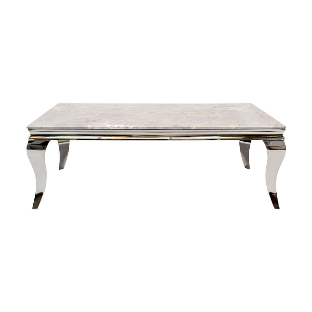 โต๊ะกลาง CHIC REPUBLIC รุ่น SANTIAGO-CH/130 MARBLE สีเทาอ่อน_2