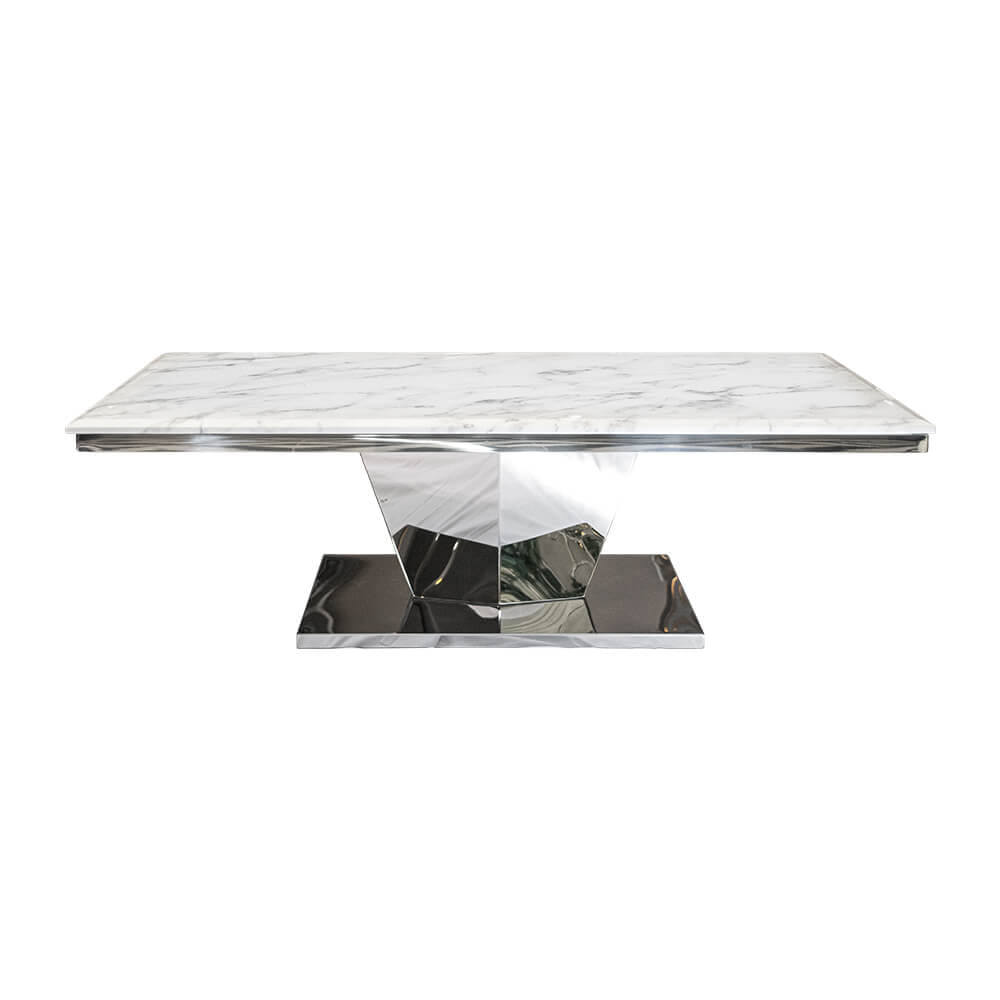 โต๊ะกลาง CHIC REPUBLIC รุ่น JASPER PLUS-CH/130 MARBLE สีขาว_2