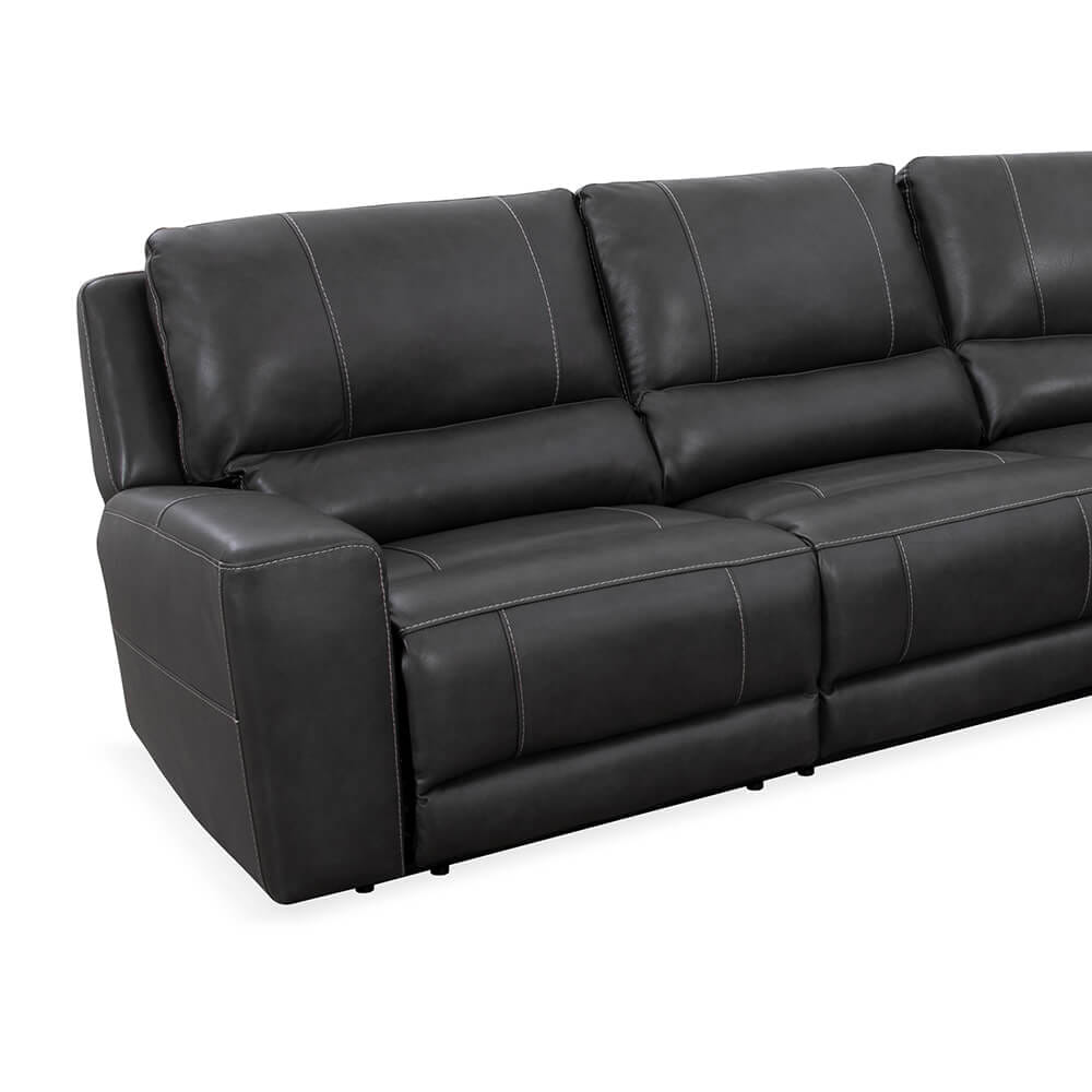 โซฟาปรับเอนนอนเข้ามุมด้านขวา/ไฟฟ้า CHIC REPUBLIC รุ่น HACKETT/RRRM-R สีเทาเข้ม_2
