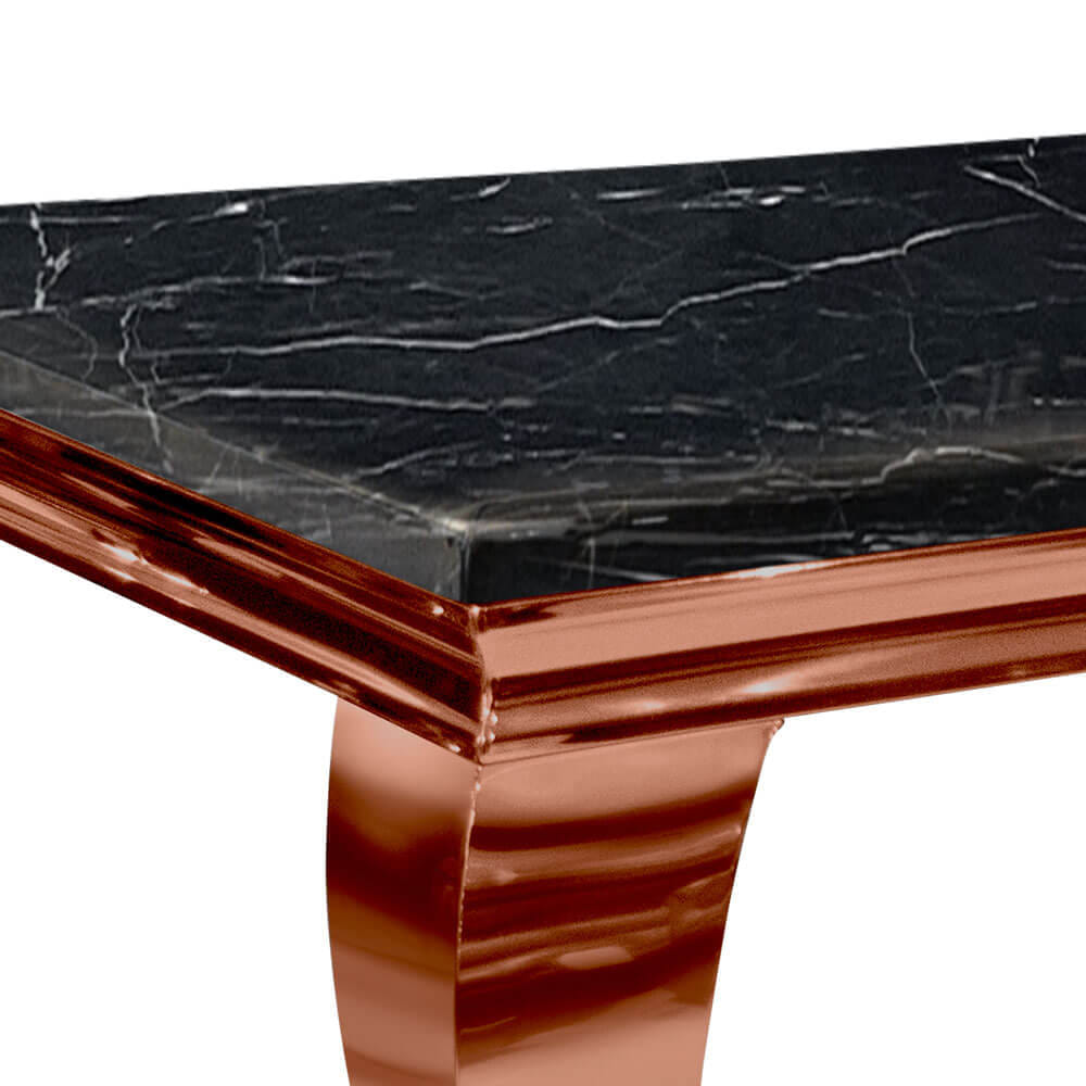 โต๊ะอาหาร CHIC REPUBLIC รุ่น SANTIAGO-RG/180 MARBLE สีดำ_2