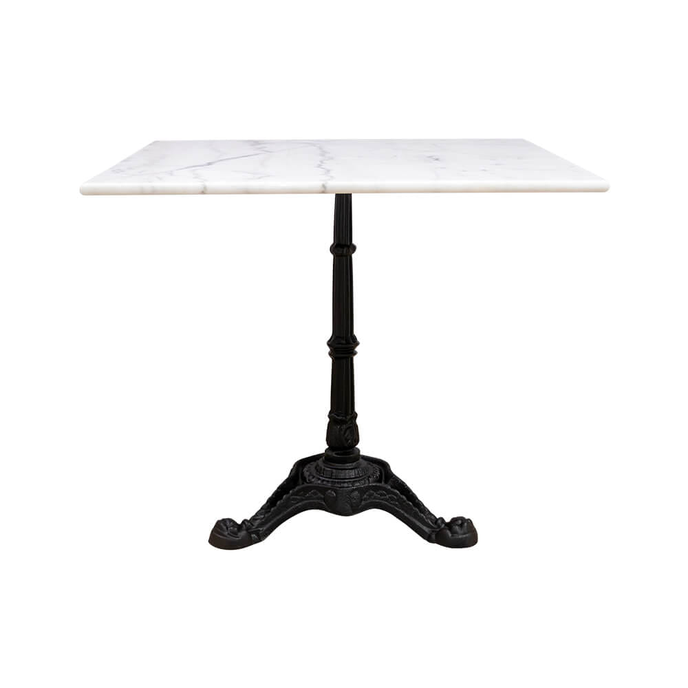 โต๊ะอาหารท็อปหินอ่อน CHIC REPUBLIC รุ่น PALAZZI SQUARE/80 สีขาว_2