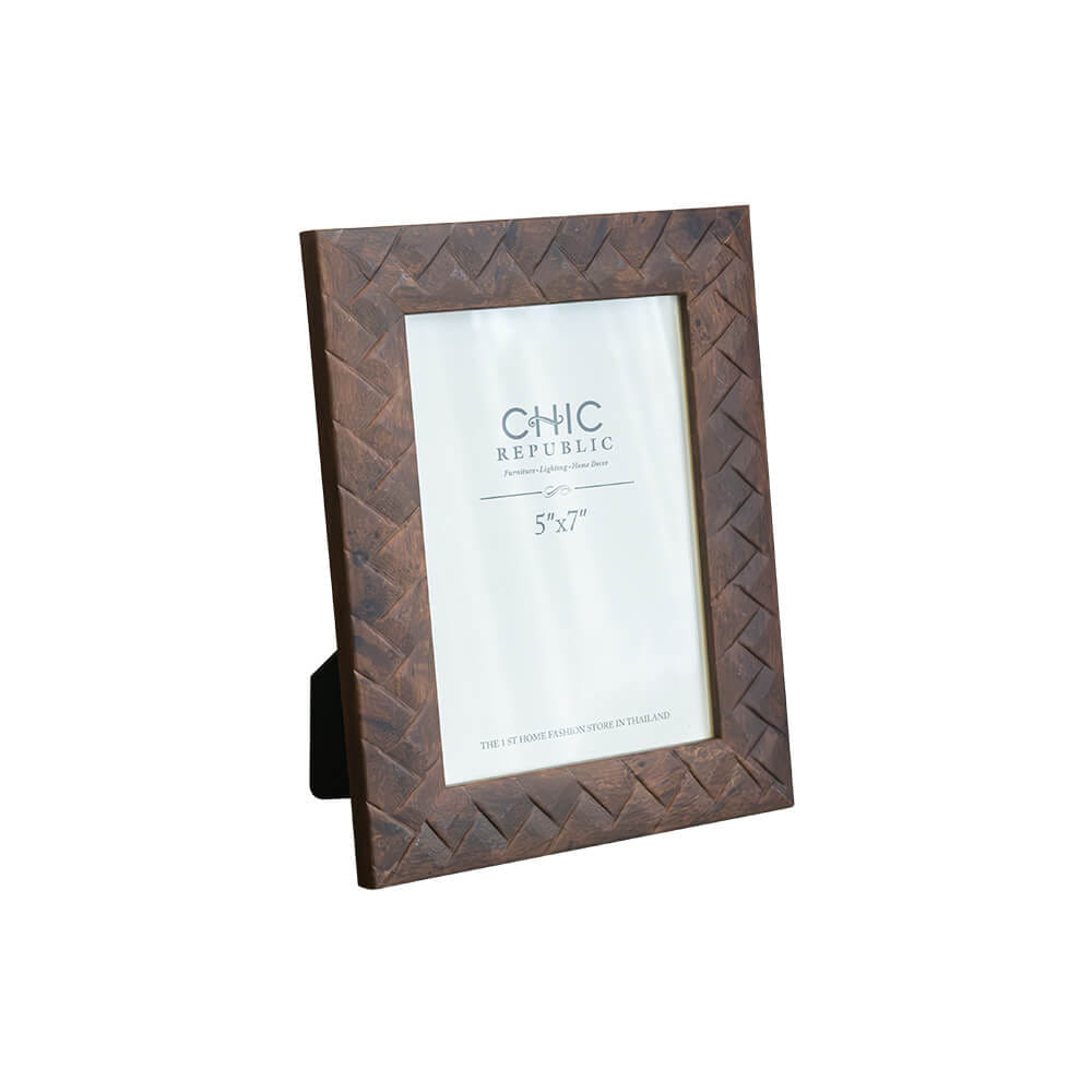 กรอบรูป CHIC REPUBLIC รุ่น BRICE/5×7 สีน้ำตาล_2