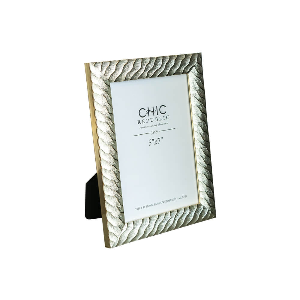 กรอบรูป CHIC REPUBLIC รุ่น YURA/5×7 สีเงิน_2