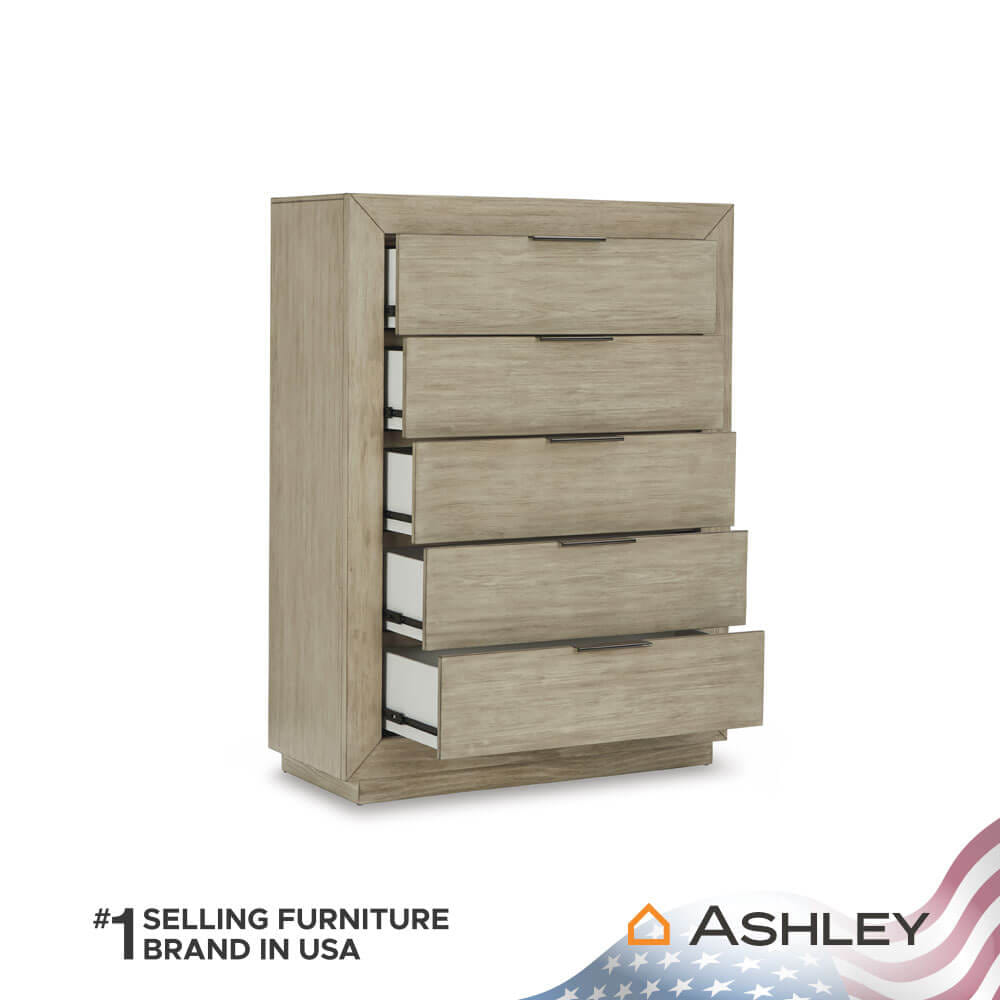ตู้ลิ้นชัก 5 ลิ้นชัก ASHLEY FURNITURE HOMESTORE รุ่น HENNINGTON/110 สีไม้ธรรมชาติ_2