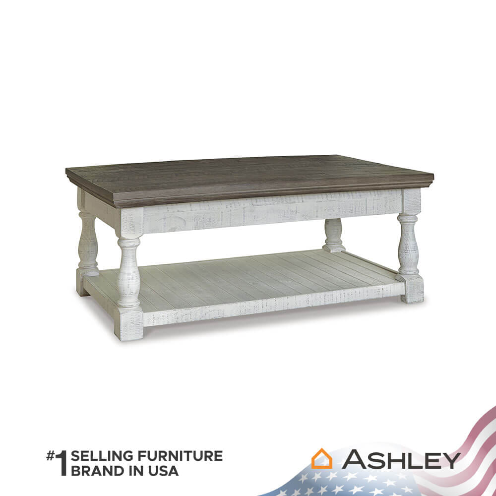 โต๊ะกลาง พร้อมลิฟท์ท็อป ASHLEY FURNITURE HOMESTORE รุ่น HAVALANCE/121 สีขาววินเทจ_2