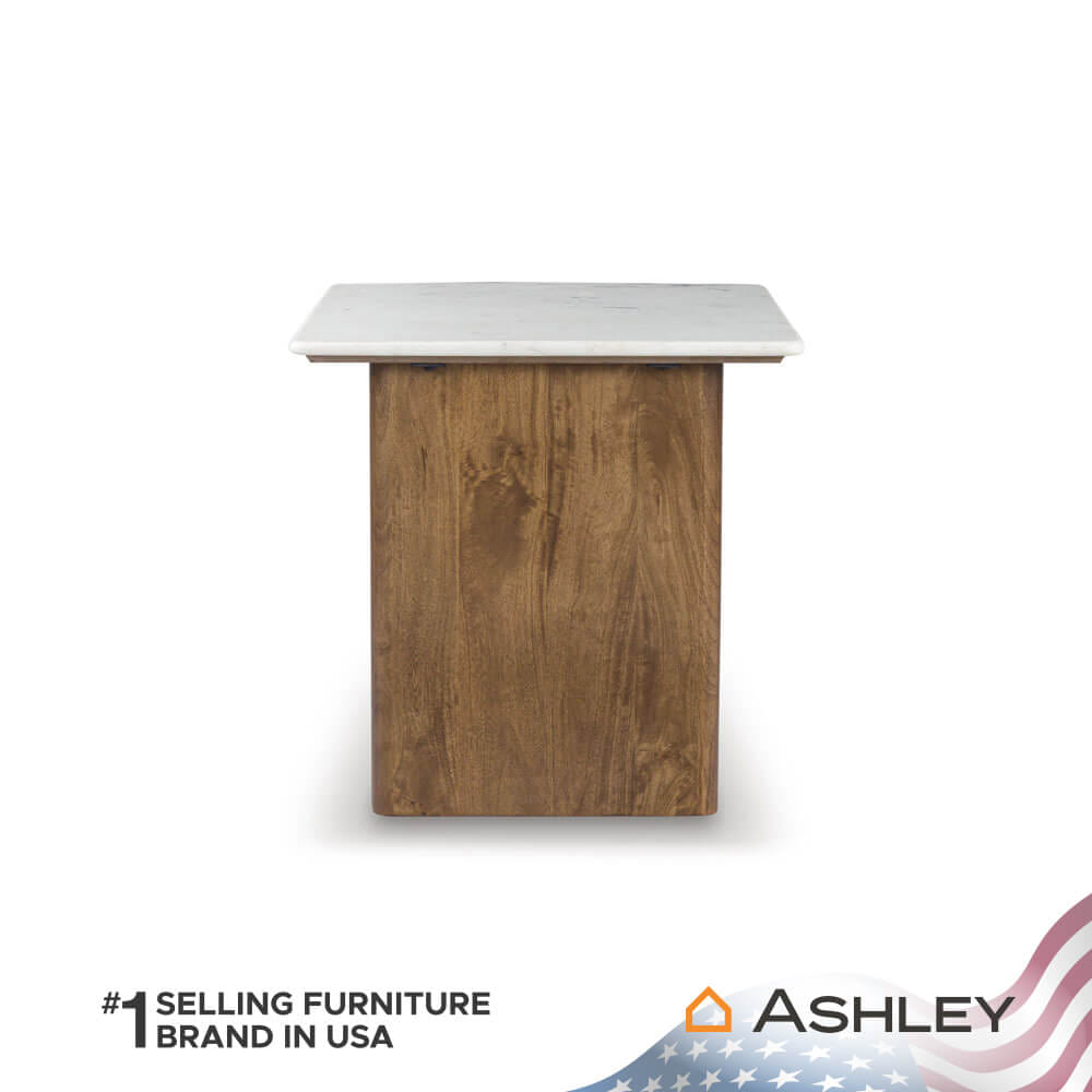 โต๊ะข้าง ASHLEY FURNITURE HOMESTORE รุ่น ISANTI/58 สีขาว_2