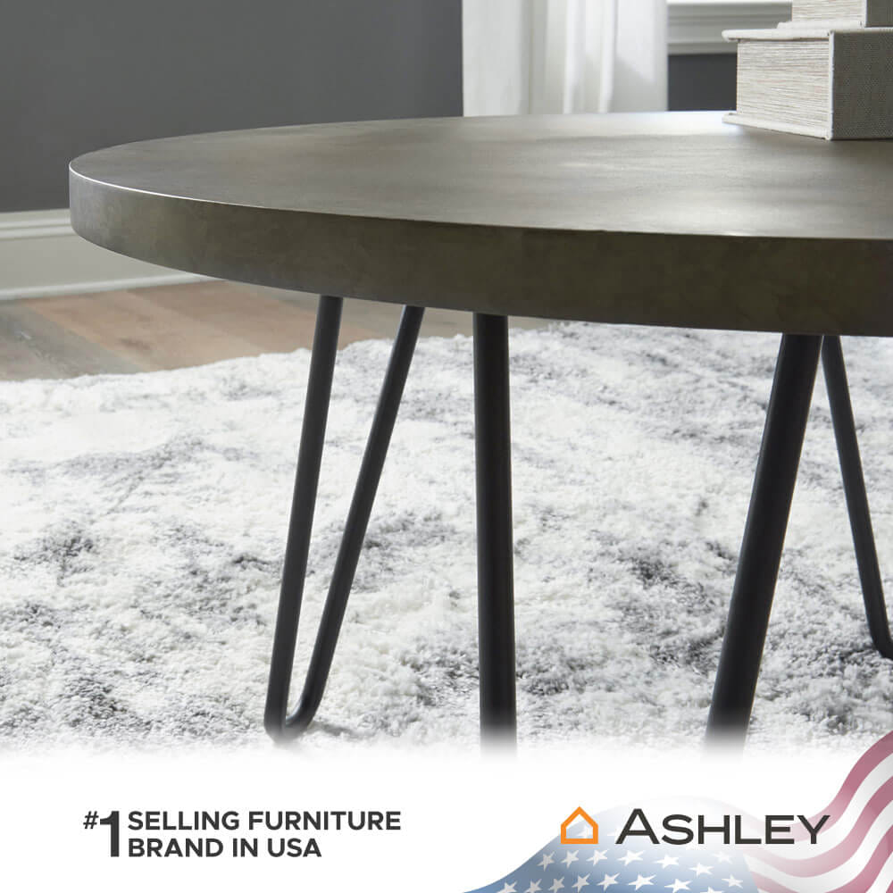 ชุดโต๊ะข้าง ASHLEY FURNITURE HOMESTORE รุ่น HADASKY/3 สีน้ำตาล_2