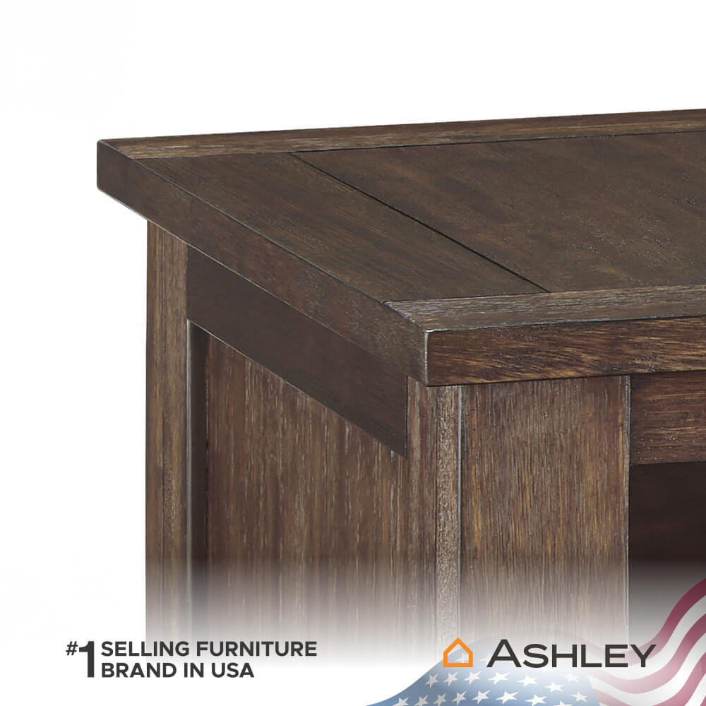 โต๊ะข้าง ASHLEY FURNITURE HOMESTORE รุ่น BUDMORE/56 สีน้ำตาล_2