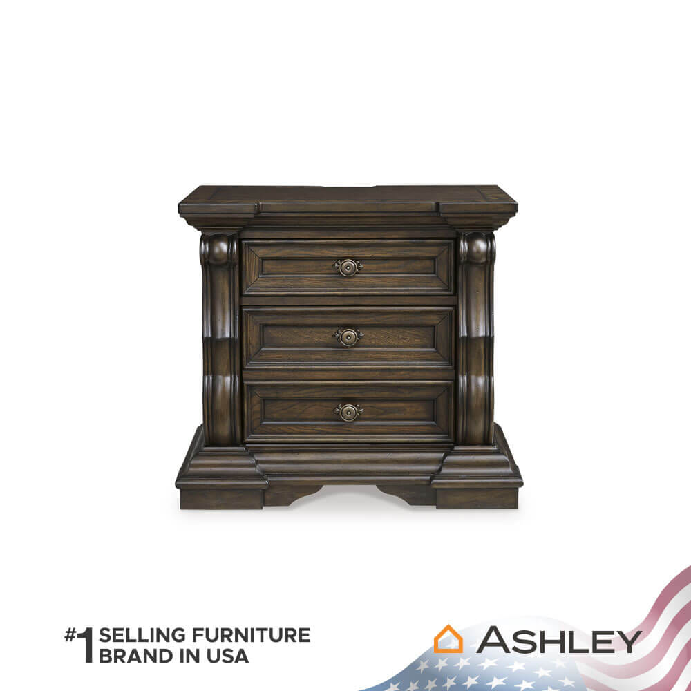 ตู้ข้างเตียง ASHLEY FURNITURE HOMESTORE รุ่น MAYLEE สีน้ำตาลเข้ม_2
