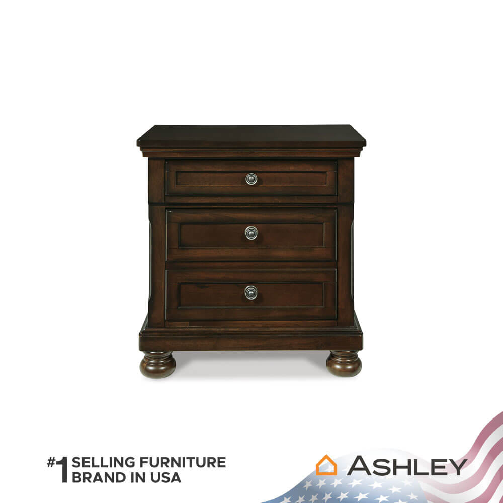 ตู้ข้างเตียง ASHLEY FURNITURE HOMESTORE รุ่น PORTER สีน้ำตาล_2