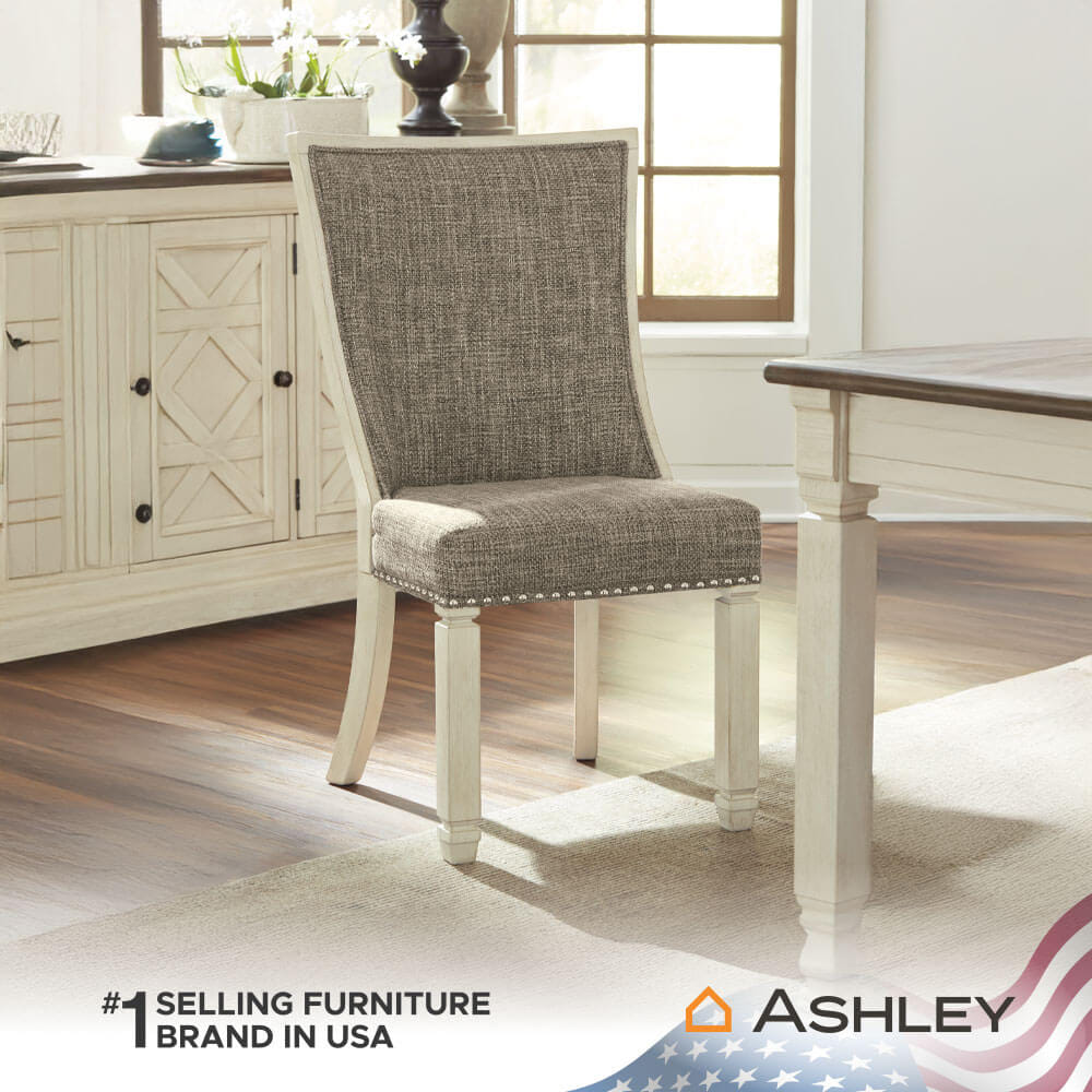 เก้าอี้ทานข้าว ASHLEY FURNITURE HOMESTORE รุ่น BOLANBURG-B สีขาววินเทจ