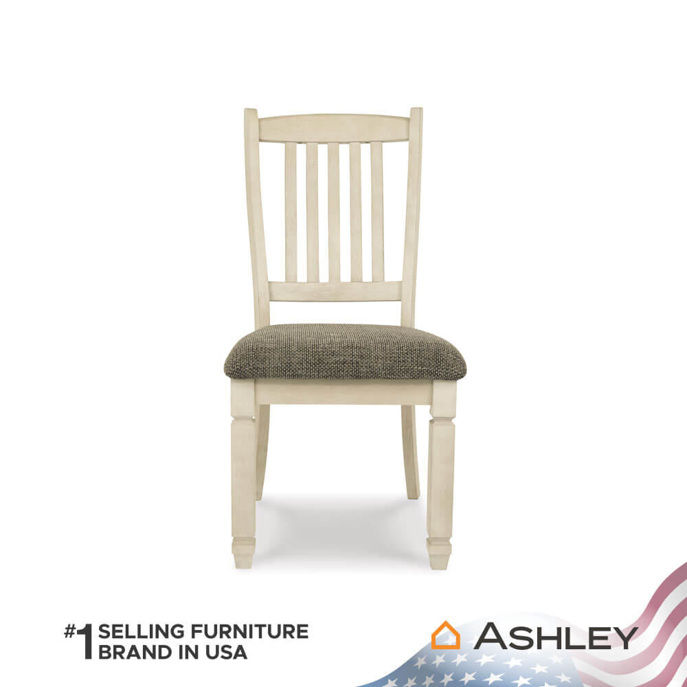เก้าอี้ทานข้าว ASHLEY FURNITURE HOMESTORE รุ่น BOLANBURG-A สีขาววินเทจ_2