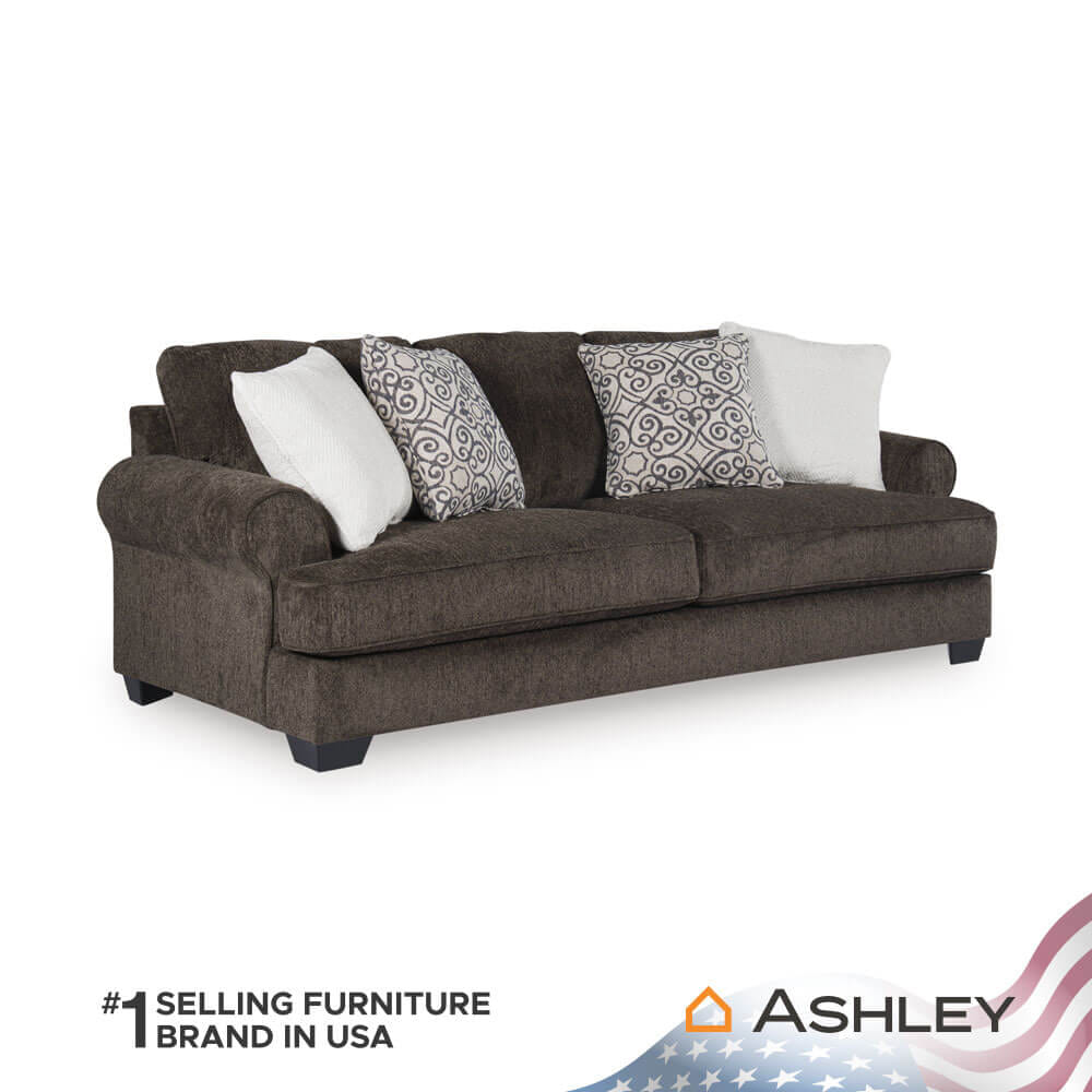 โซฟา 3 ที่นั่ง ASHLEY FURNITURE HOMESTORE รุ่น MONAGHAN-O/3 สีน้ำตาล