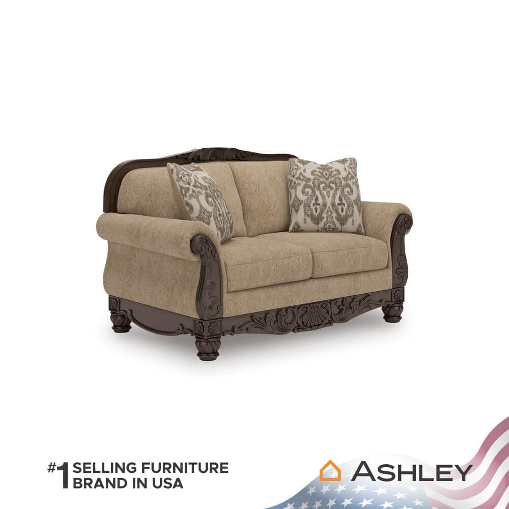 โซฟา 2 ที่นั่ง ASHLEY FURNITURE HOMESTORE รุ่น STANMORE/2 สีน้ำตาล
