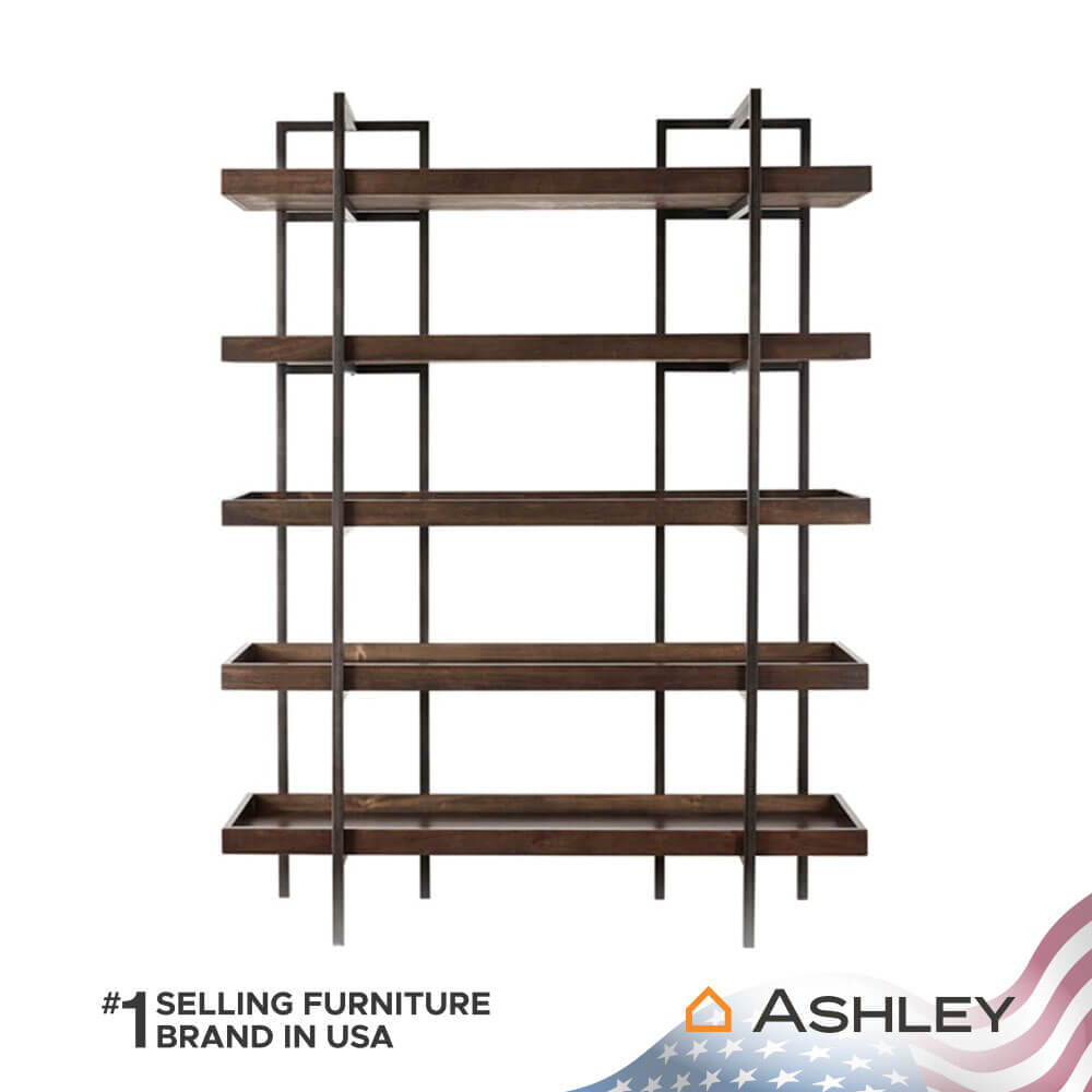 ชั้นวางของโล่ง 5 ชั้น ASHLEY FURNITURE HOMESTORE รุ่น STARMORE สีเทา