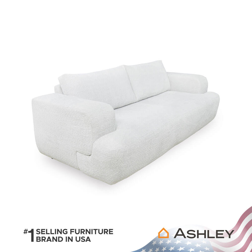โซฟา 3 ที่นั่ง ASHLEY FURNITURE HOMESTORE รุ่น BRAVESTONE/3 สีเทาอ่อน