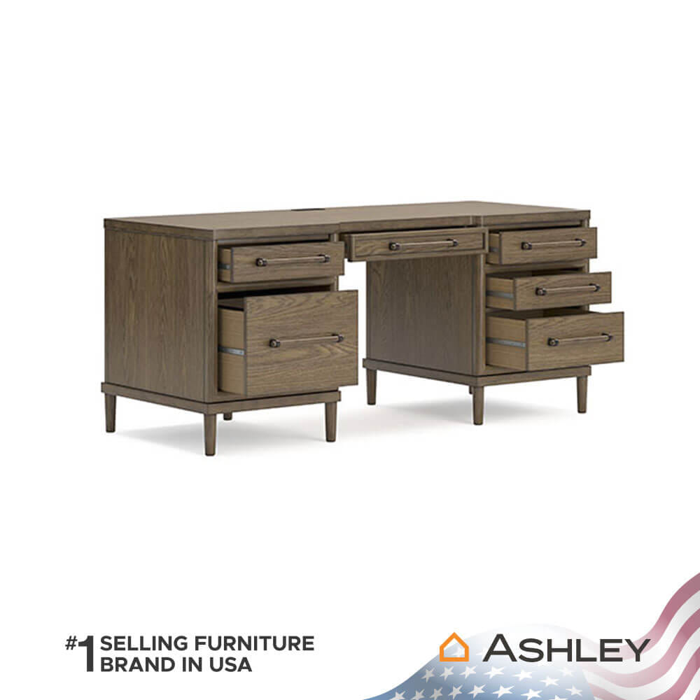 โต๊ะทำงาน ASHLEY FURNITURE HOMESTORE รุ่น ROANHOWE/171 สีน้ำตาล