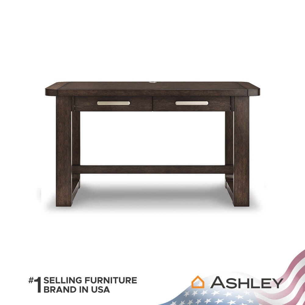โต๊ะทำงาน ASHLEY FURNITURE HOMESTORE รุ่น BRECKINGTON/142 สีน้ำตาลเข้ม