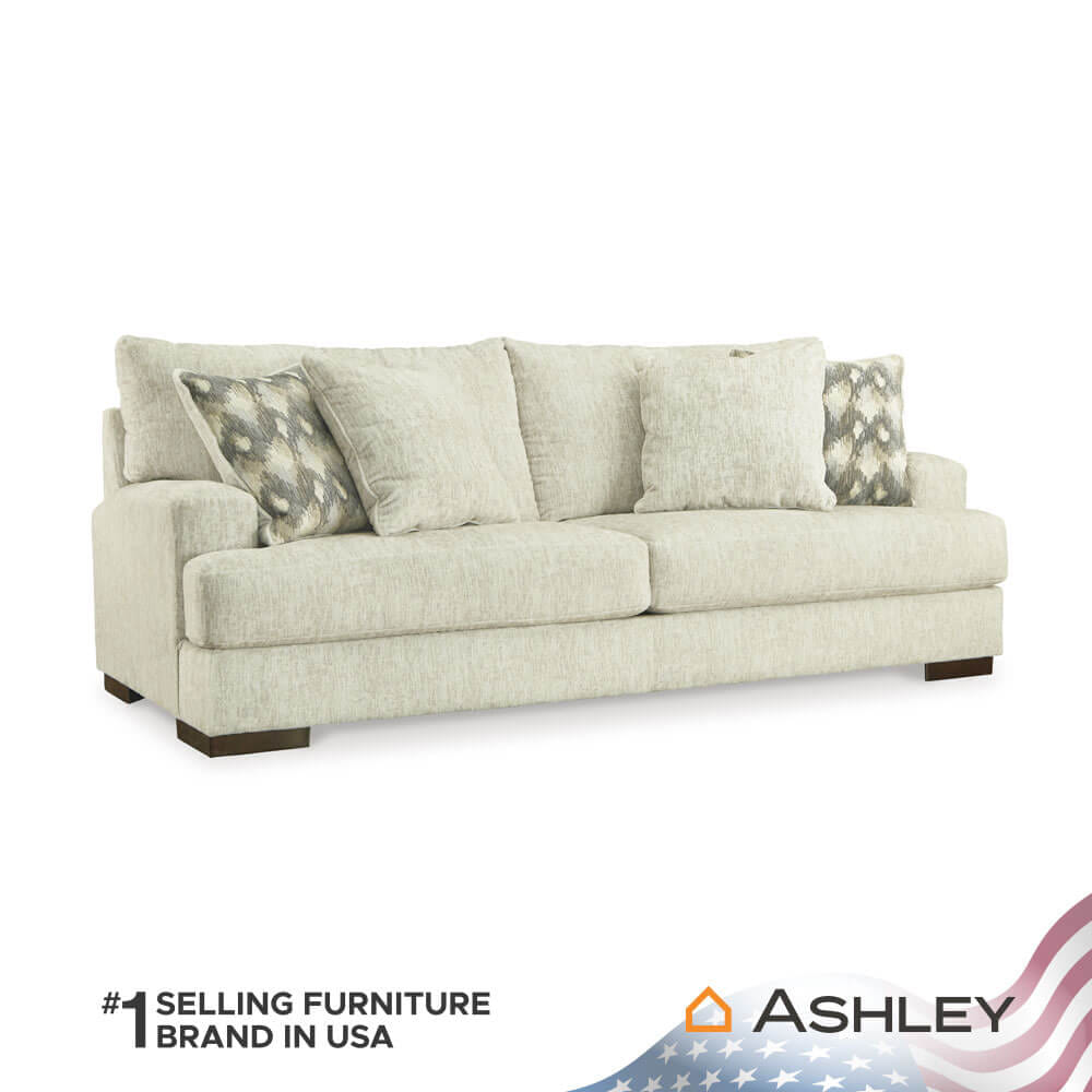 โซฟา 3 ที่นั่ง ASHLEY FURNITURE HOMESTORE รุ่น CARETTI/3 สีครีม