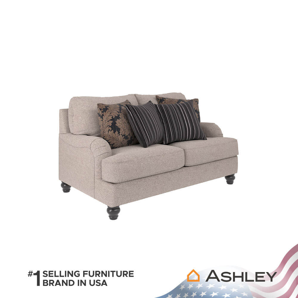 โซฟา 2 ที่นั่ง ASHLEY FURNITURE HOMESTORE รุ่น FERMOY/2 สีน้ำตาลอ่อน