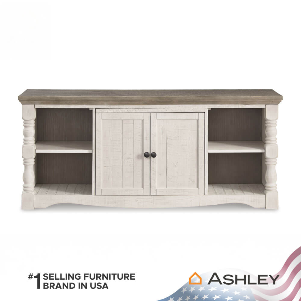 ตู้วางทีวี ASHLEY FURNITURE HOMESTORE รุ่น HAVALANCE/170 สีขาววินเทจ