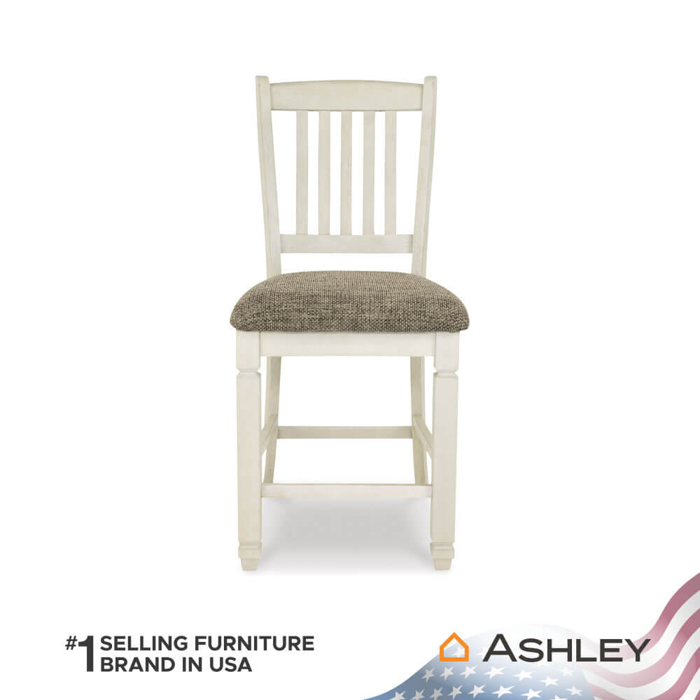 เก้าอี้บาร์ ASHLEY FURNITURE HOMESTORE รุ่น BOLANBURG สีขาววินเทจ