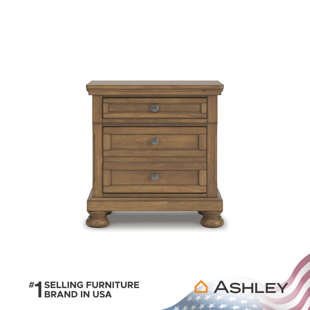ตู้ข้างเตียง ASHLEY FURNITURE HOMESTORE รุ่น VANDENMORE สีน้ำตาล