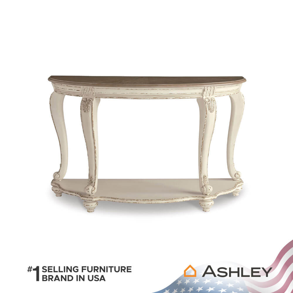 โต๊ะคอนโซล ASHLEY FURNITURE HOMESTORE รุ่น REALYN/121 สีขาววินเทจ
