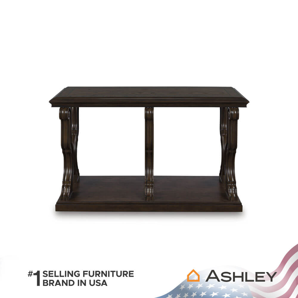 โต๊ะคอนโซล ASHLEY FURNITURE HOMESTORE รุ่น MAYLEE/130 สีน้ำตาลเข้ม