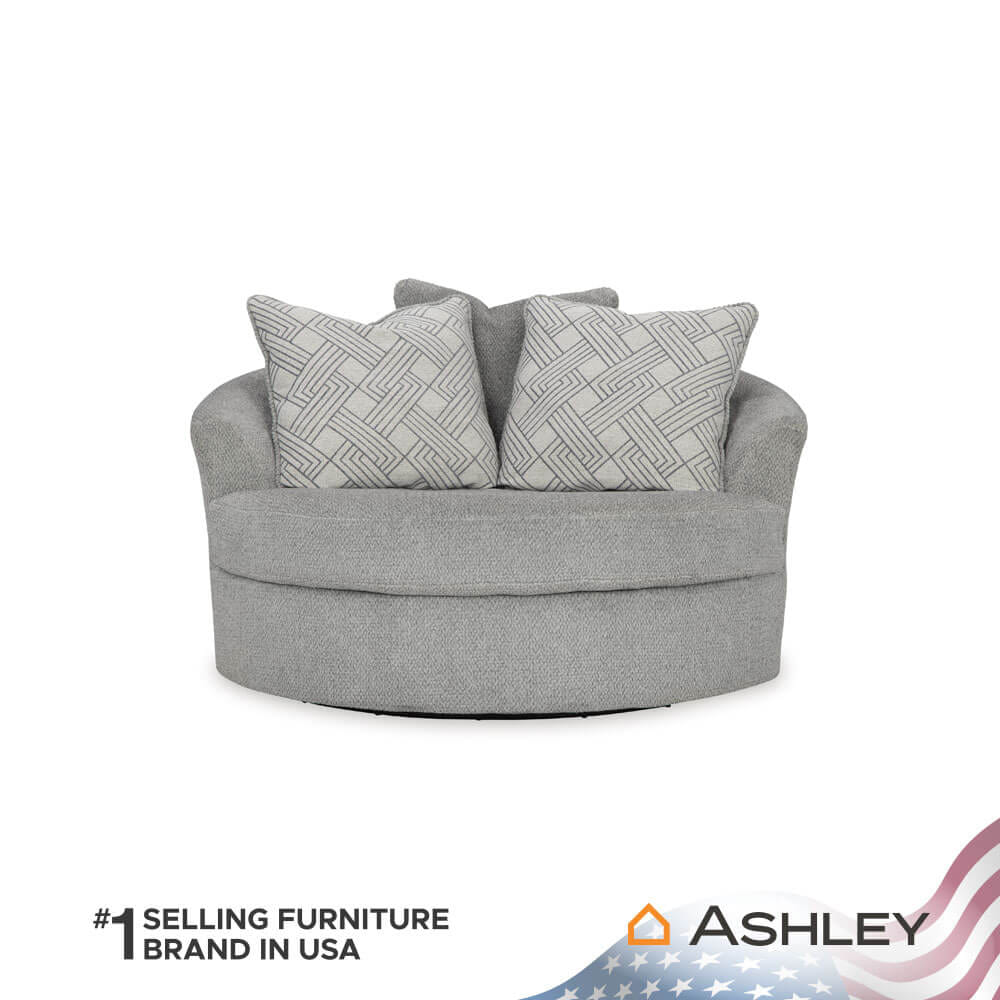 โซฟาหมุนได้ 1 ที่นั่ง ASHLEY FURNITURE HOMESTORE รุ่น CASSELBURY/1 สีเทา