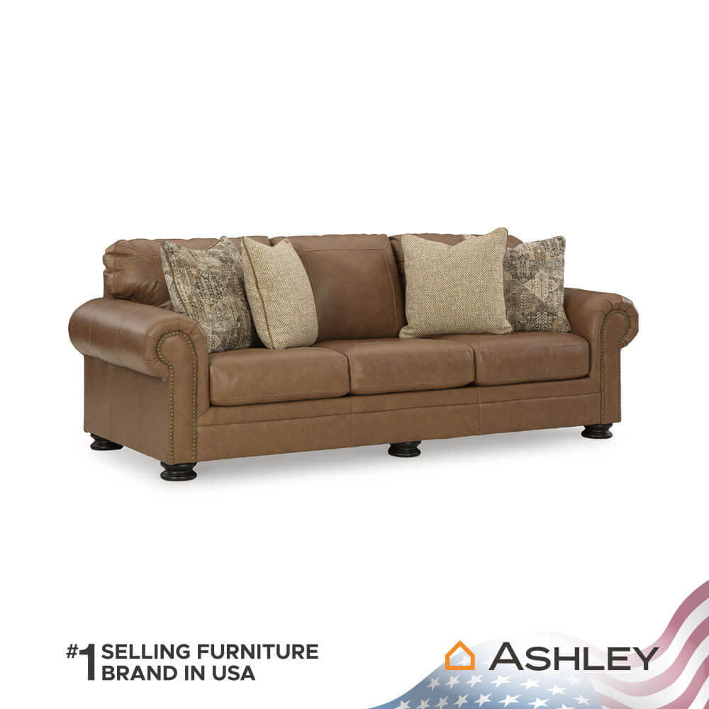 โซฟา 3 ที่นั่ง ASHLEY FURNITURE HOMESTORE รุ่น CARIANNA/3 สีน้ำตาล