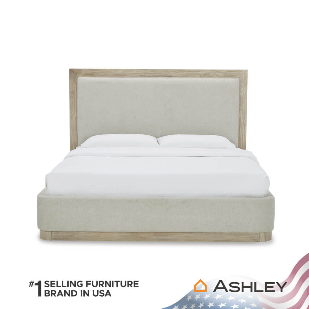 เตียงนอนขนาด 6 ฟุต ASHLEY FURNITURE HOMESTORE รุ่น HENNINGTON/180 สีไม้ธรรมชาติ