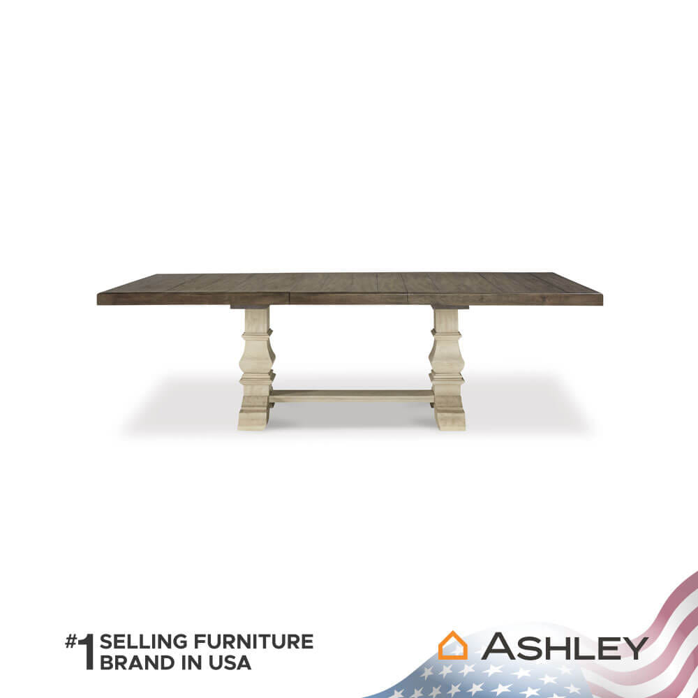 โต๊ะอาหาร ปรับขนาดได้ ASHLEY FURNITURE HOMESTORE รุ่น BOLANBURG/200-262 สีไม้ธรรมชาติ