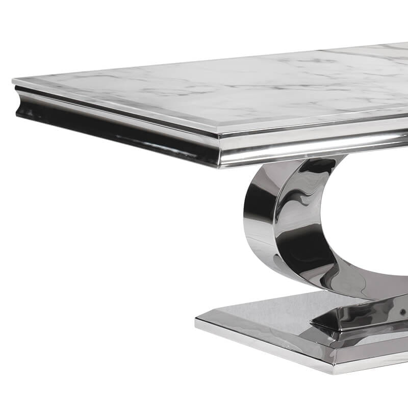 โต๊ะกลาง CHIC REPUBLIC รุ่น MENDIOLA-CH/130 MARBLE สีขาว_3