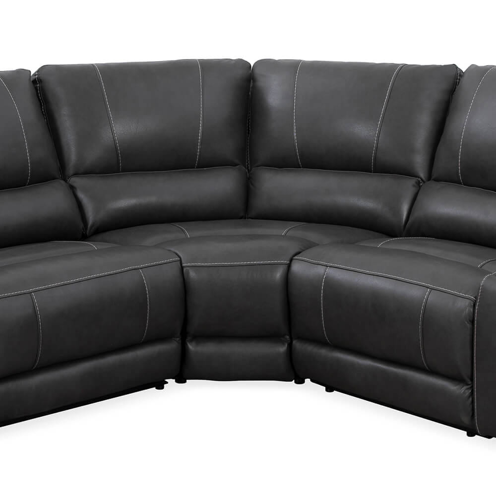 โซฟาปรับเอนนอนเข้ามุมด้านขวา/ไฟฟ้า CHIC REPUBLIC รุ่น HACKETT/RRRM-R สีเทาเข้ม_3