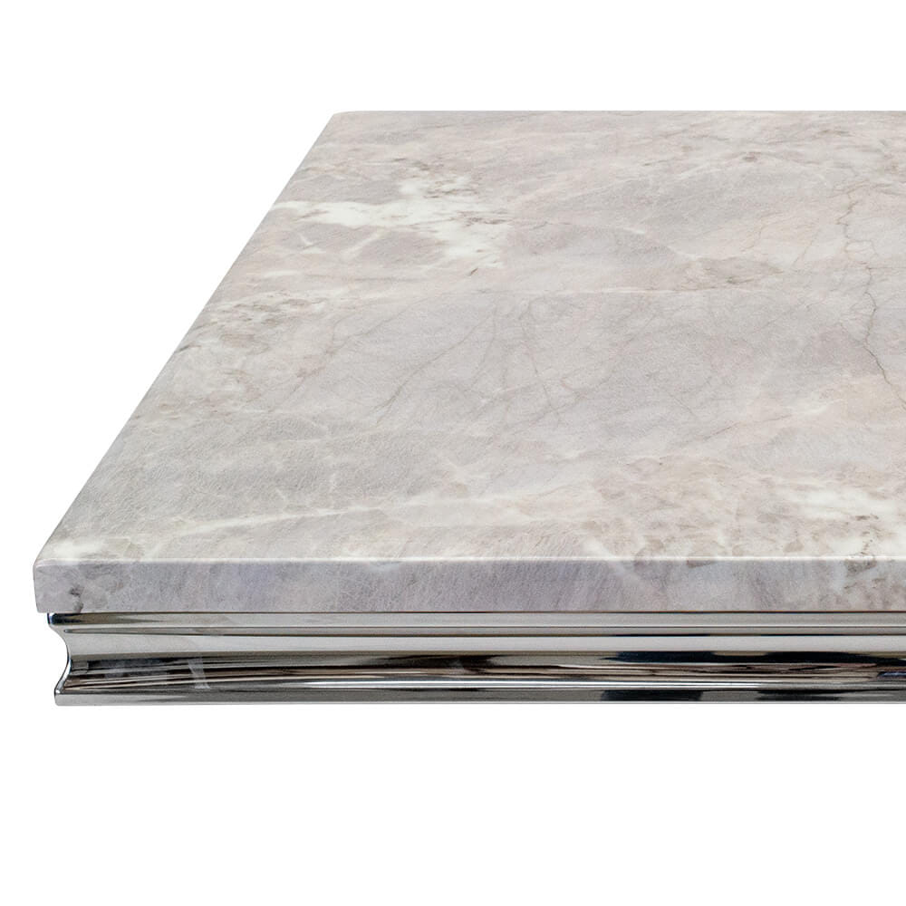 โต๊ะอาหาร CHIC REPUBLIC รุ่น HERNANDEZ-CH/180 MARBLE สีเทาอ่อน_3
