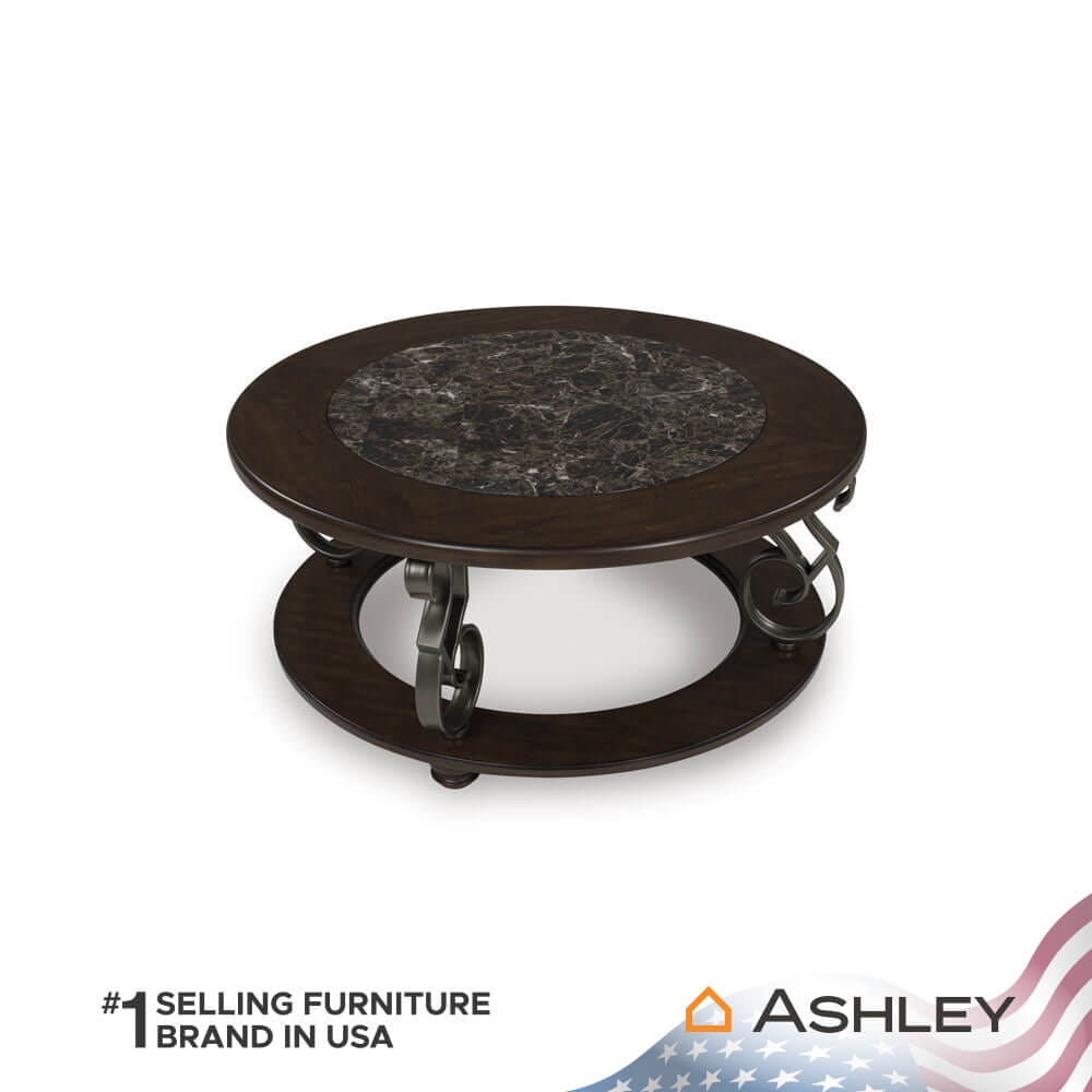 โต๊ะกลาง ASHLEY FURNITURE HOMESTORE รุ่น FRALLYN/106 สีน้ำตาลเข้ม_3