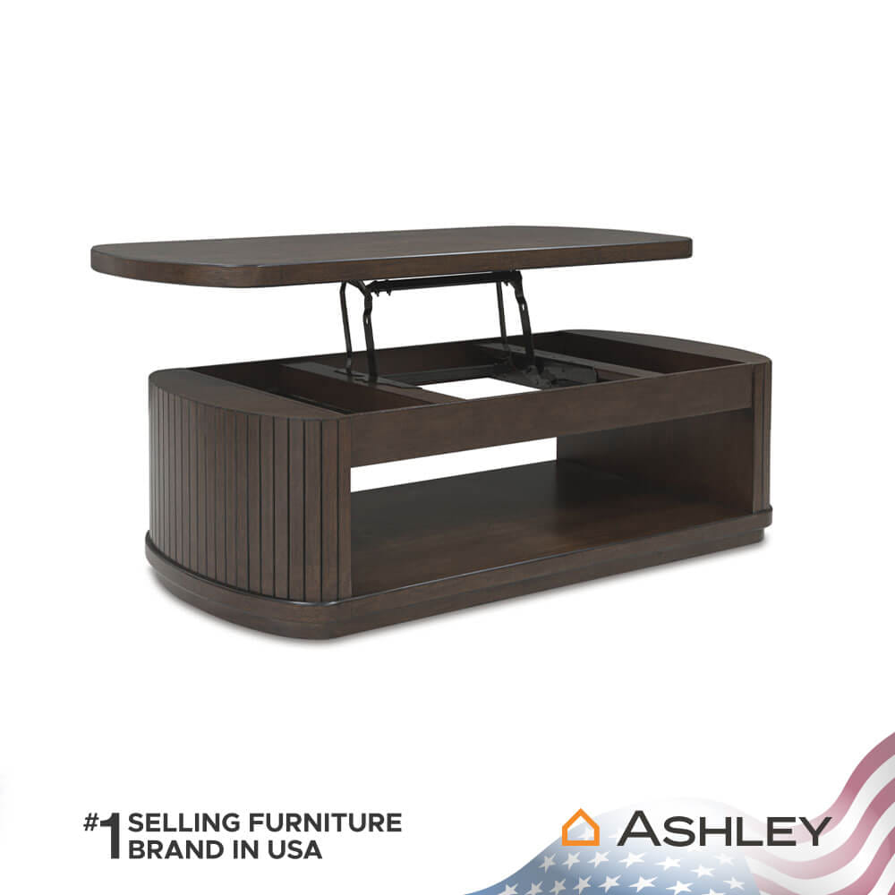 โต๊ะกลาง พร้อมลิฟท์ท็อป ASHLEY FURNITURE HOMESTORE รุ่น KORESTONE/142 สีน้ำตาลเข้ม_3