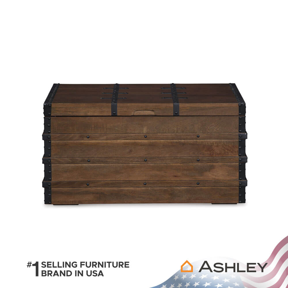 โต๊ะกลาง พร้อมที่เก็บของ ASHLEY FURNITURE HOMESTORE รุ่น KETTLEBY/87 สีน้ำตาล_3
