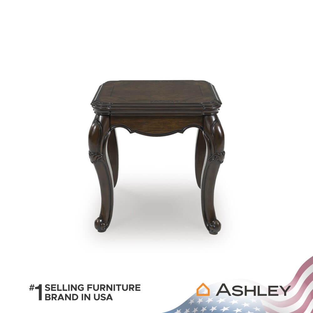 โต๊ะข้าง ASHLEY FURNITURE HOMESTORE รุ่น MAYLEE/63 ขนาด 63 ซม. สีน้ำตาลเข้ม