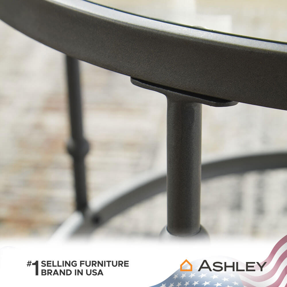 ชุดโต๊ะข้าง ASHLEY FURNITURE HOMESTORE รุ่น KELLYCO/3 สีเทาเข้ม_3