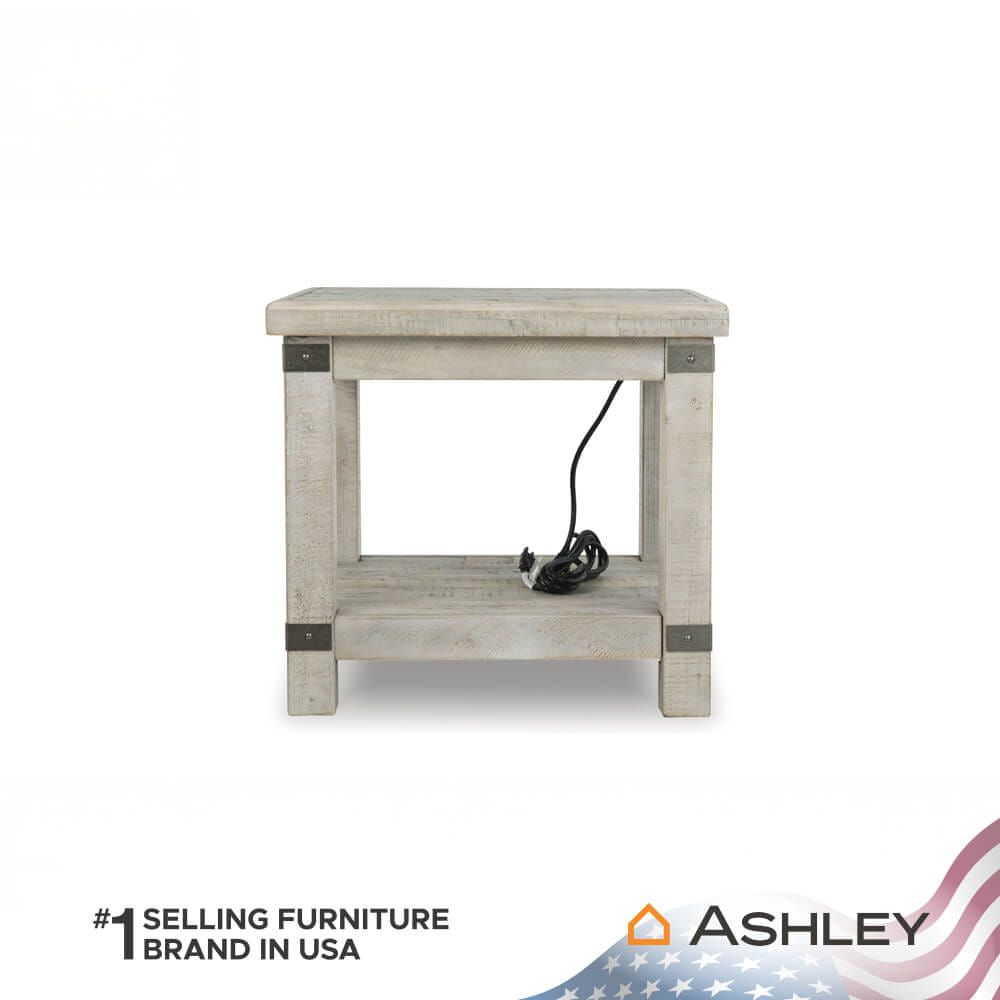 โต๊ะข้าง ASHLEY FURNITURE HOMESTORE รุ่น CARYNHURST/60 สีขาววินเทจ