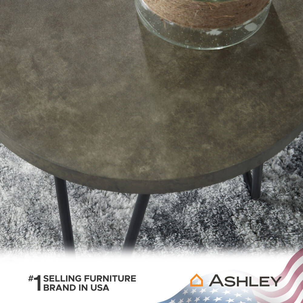 ชุดโต๊ะข้าง ASHLEY FURNITURE HOMESTORE รุ่น HADASKY/3 สีน้ำตาล_3