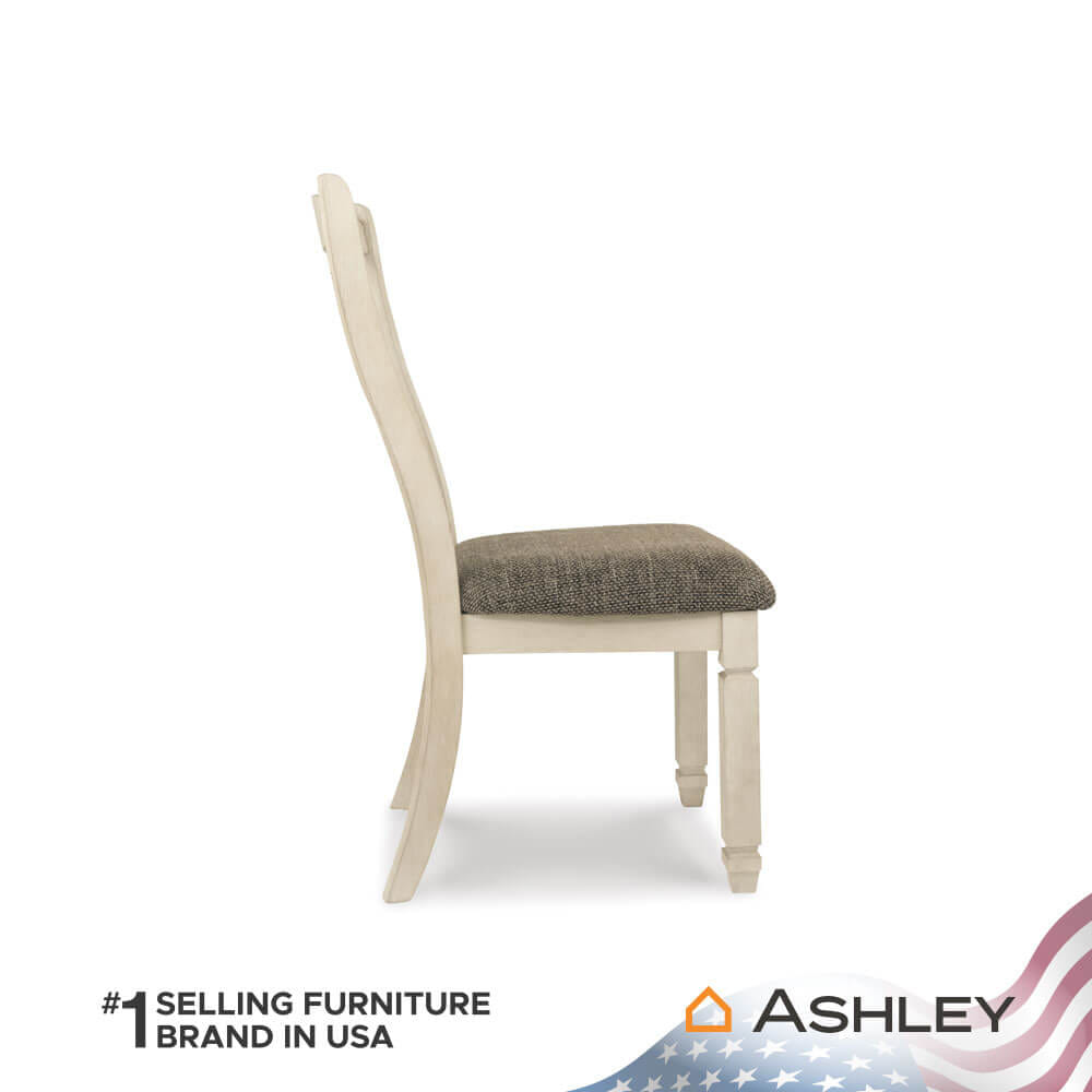 เก้าอี้ทานข้าว ASHLEY FURNITURE HOMESTORE รุ่น BOLANBURG-A สีขาววินเทจ_3