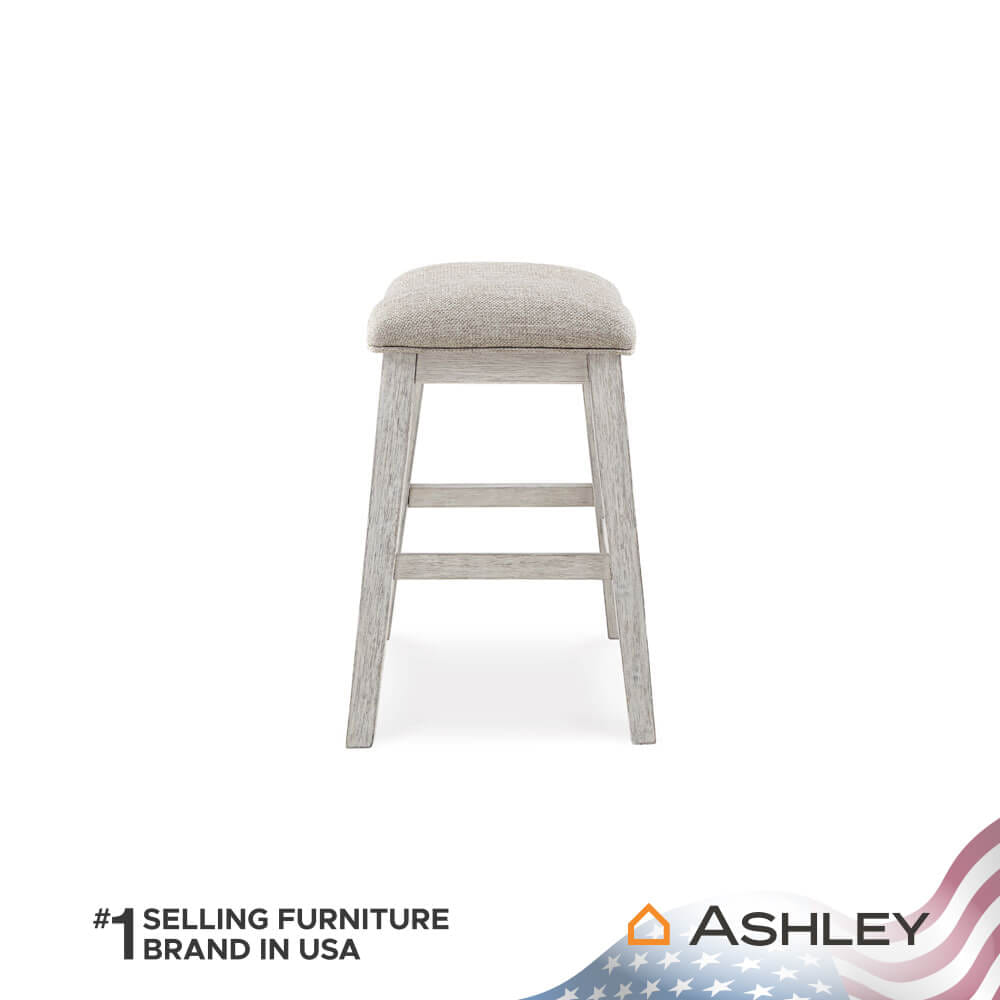 สตูล ASHLEY FURNITURE HOMESTORE รุ่น SKEMPTON สีขาววินเทจ_3