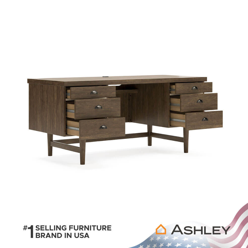 โต๊ะทำงาน ASHLEY FURNITURE HOMESTORE รุ่น AUSTANNY/168 สีน้ำตาล