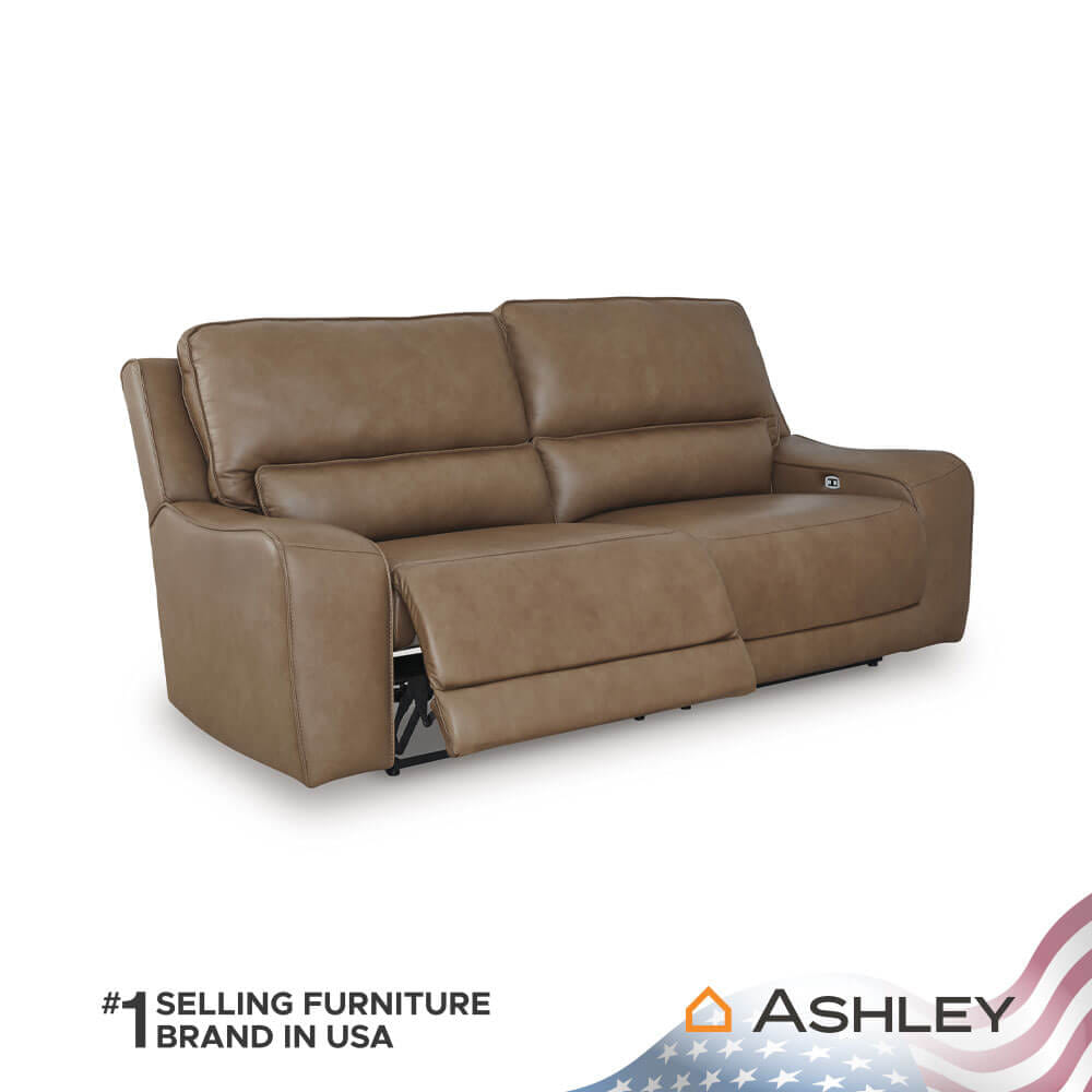 โซฟาปรับเอนนอนไฟฟ้า, 2 ที่นั่ง ASHLEY FURNITURE HOMESTORE รุ่น SILVERBROOKE/2RRM สีน้ำตาล