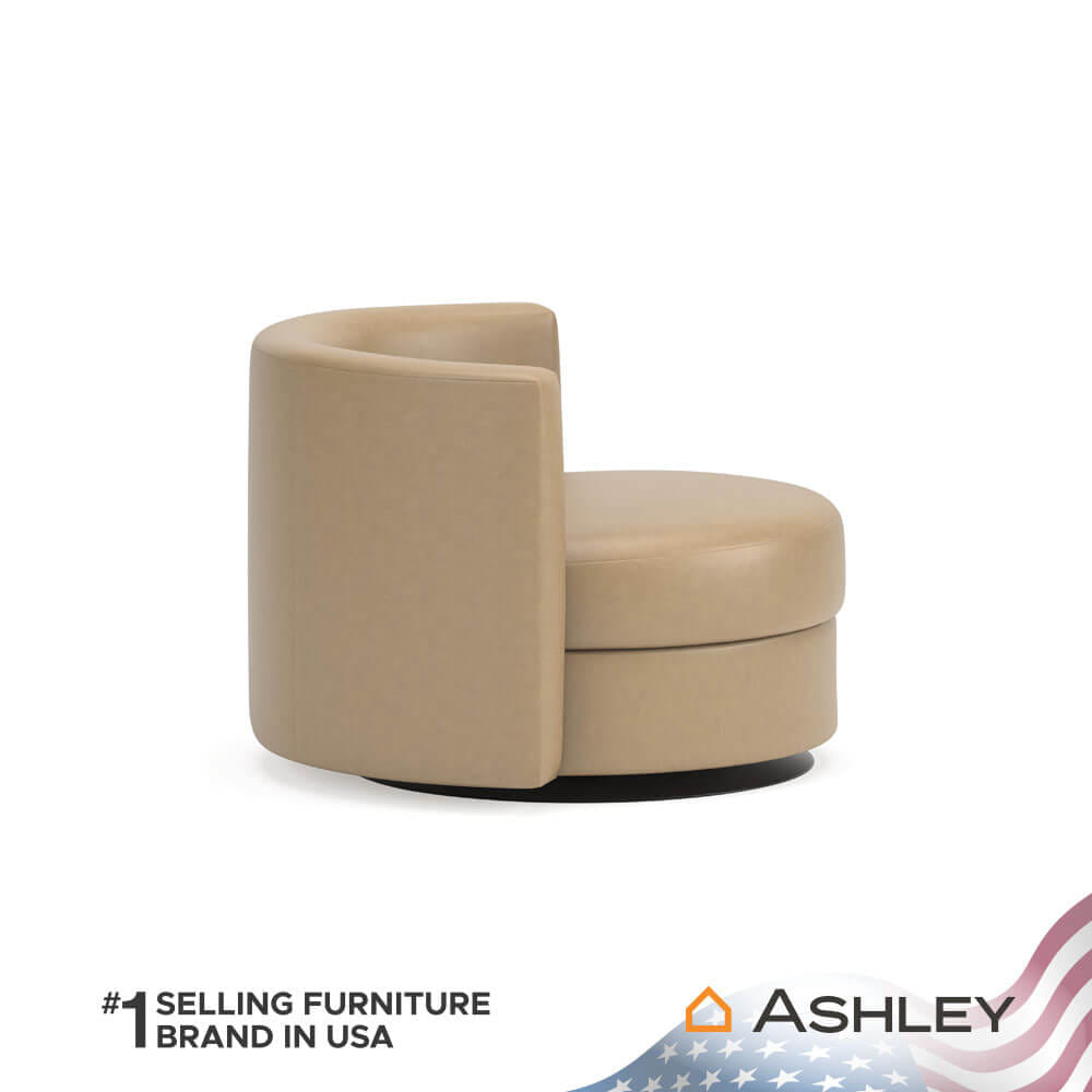 โซฟาหมุนได้ 1 ที่นั่ง ASHLEY FURNITURE HOMESTORE รุ่น PADOVA-O/1 สีน้ำตาล