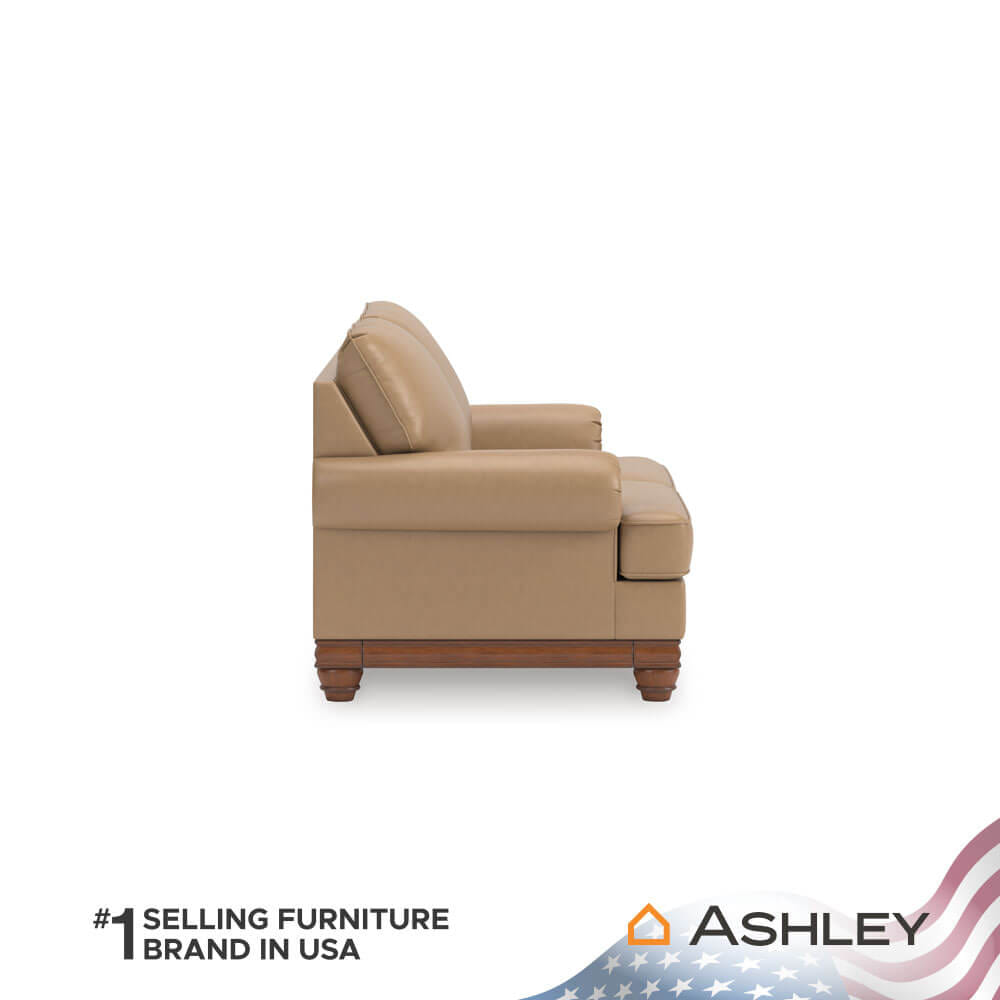 โซฟา 2 ที่นั่ง ASHLEY FURNITURE HOMESTORE รุ่น STOUGHTON-O/2 สีน้ำตาล_3
