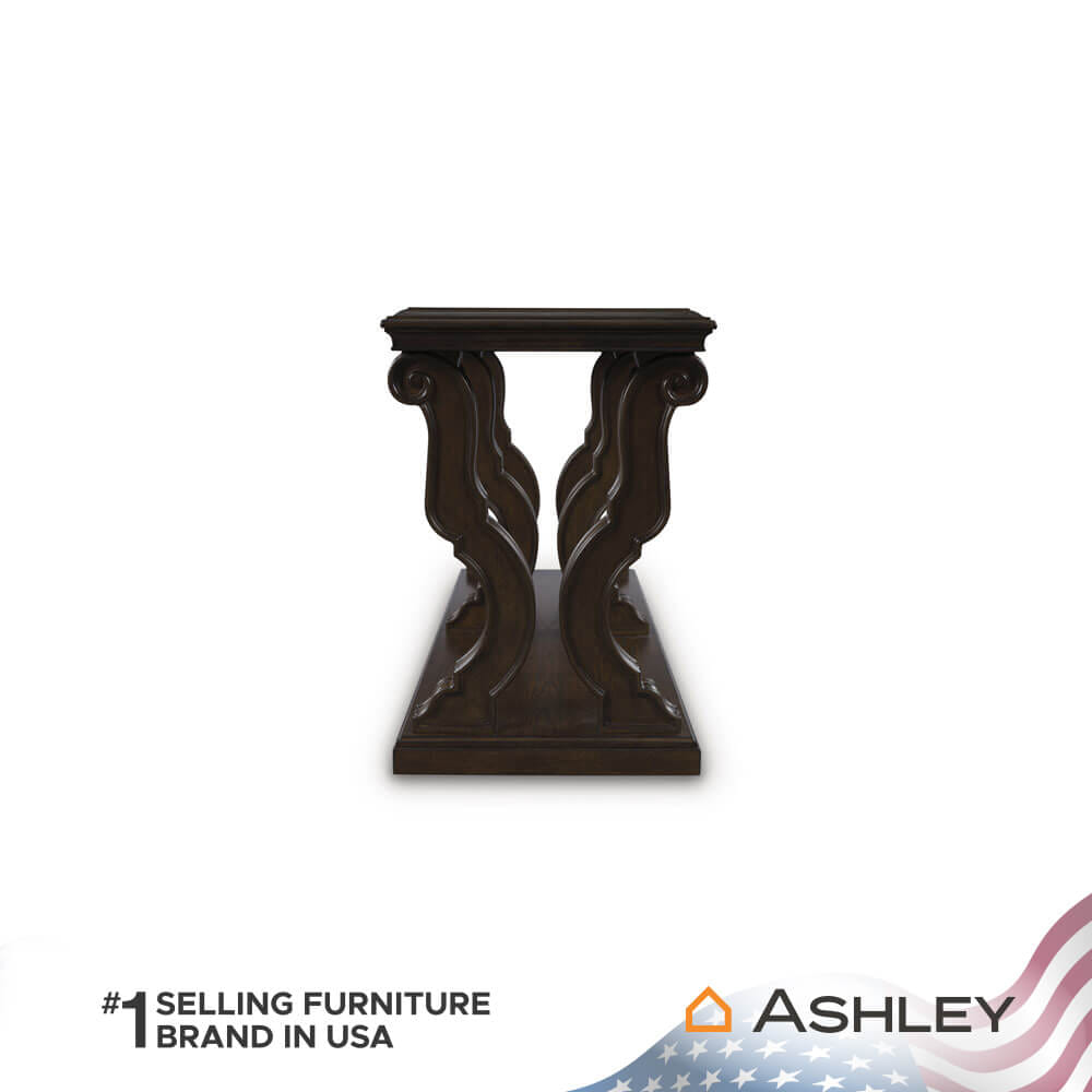 โต๊ะคอนโซล ASHLEY FURNITURE HOMESTORE รุ่น MAYLEE/130 สีน้ำตาลเข้ม